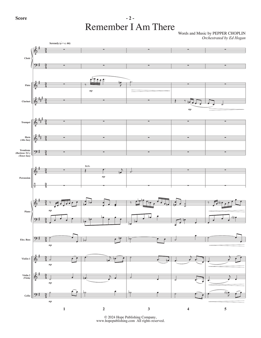 Remember I Am There Piano Accompaniment scores gallery preview page 2