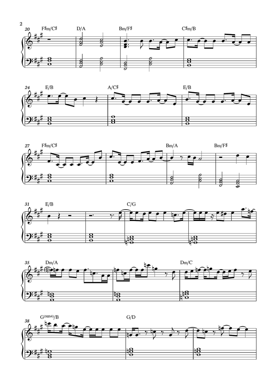 Please Please Please Piano, Vocal scores gallery preview page 2