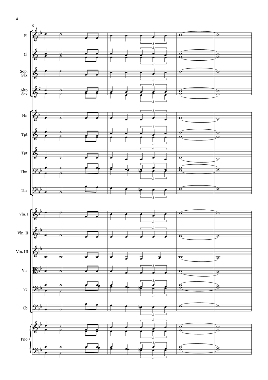 Majesty - for Beginner Orchestra Chamber Music scores gallery preview page 2