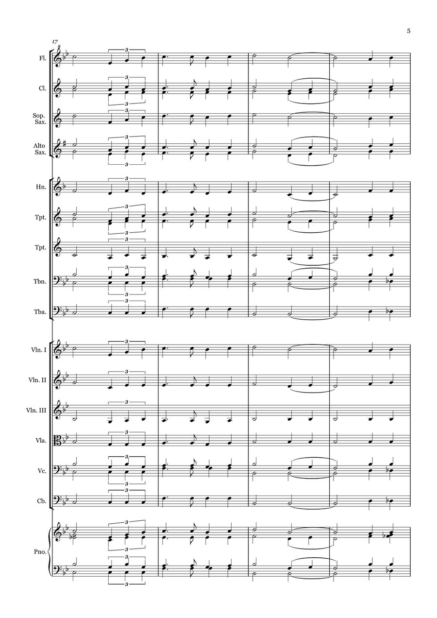 Majesty - for Beginner Orchestra Chamber Music scores gallery preview page 5