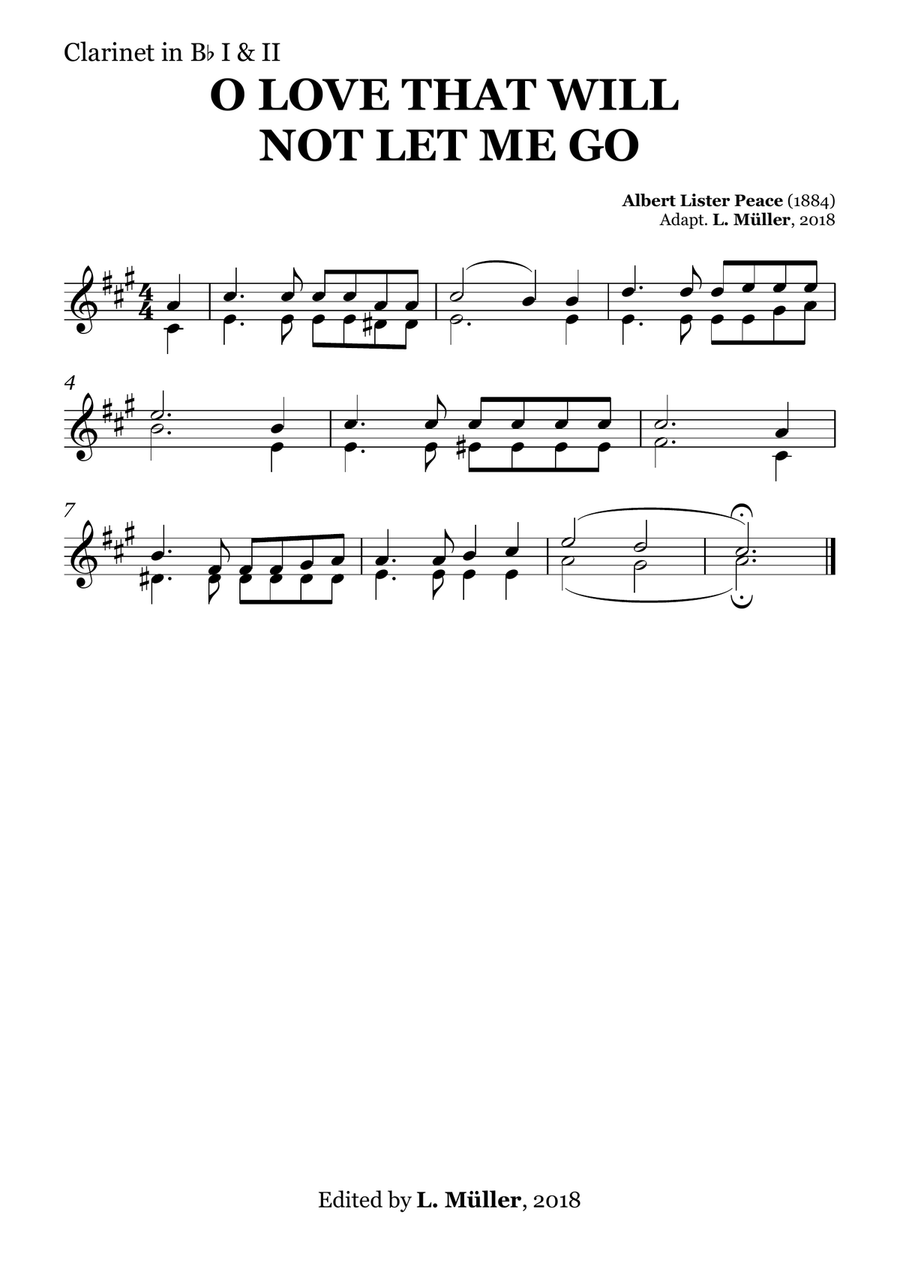 O Love That Will Not Let Me Go - for Beginner Orchestra. (with chords) Chamber Music scores gallery preview page 5