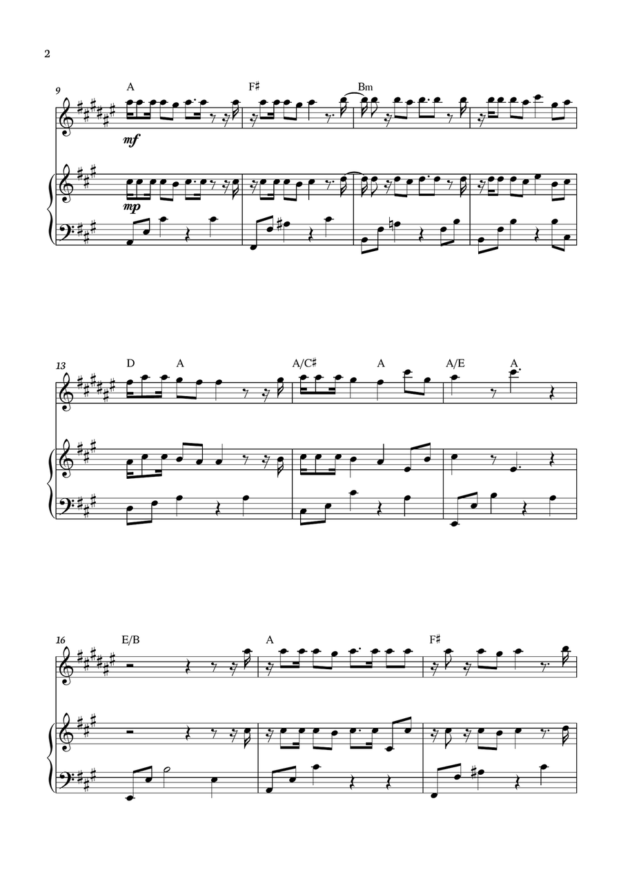 Please Please Please Please Please Please Baritone Saxophone scores gallery preview page 2