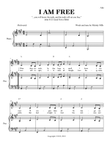 I Am Free (Piano/Alto)