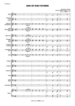 God of Our Fathers - for Beginner Orchestra. (with chords)