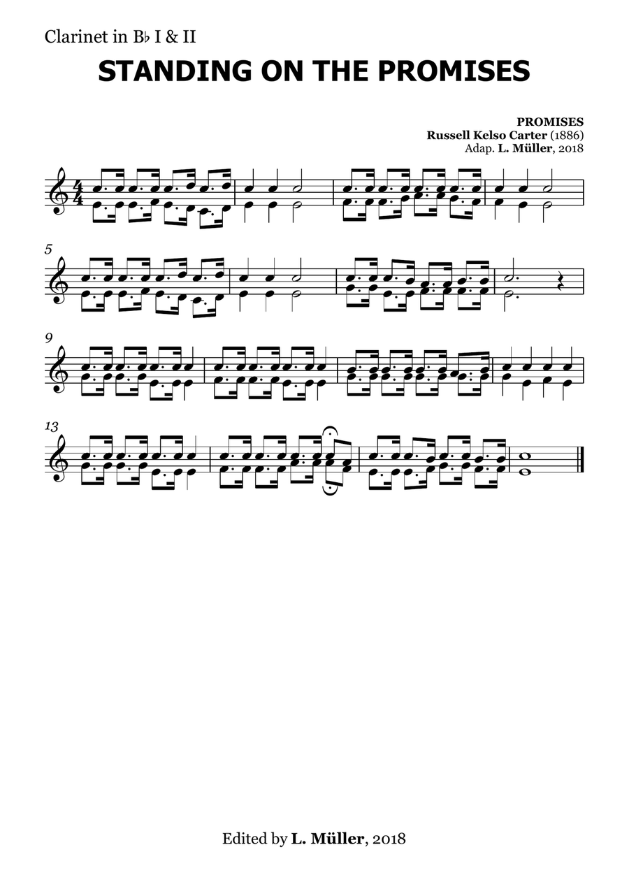 Standing on the Promises - for Beginner Orchestra. Chamber Music scores gallery preview page 6