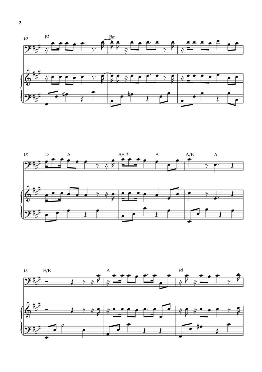 Please Please Please Please Please Please Piano scores gallery preview page 2