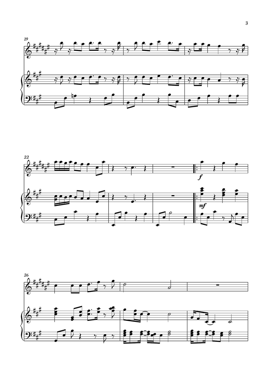 Please Please Please Baritone Saxophone scores gallery preview page 3