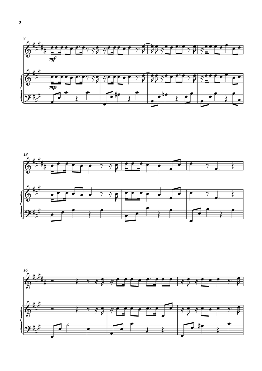 Please Please Please Please Please Please Soprano Saxophone scores gallery preview page 2