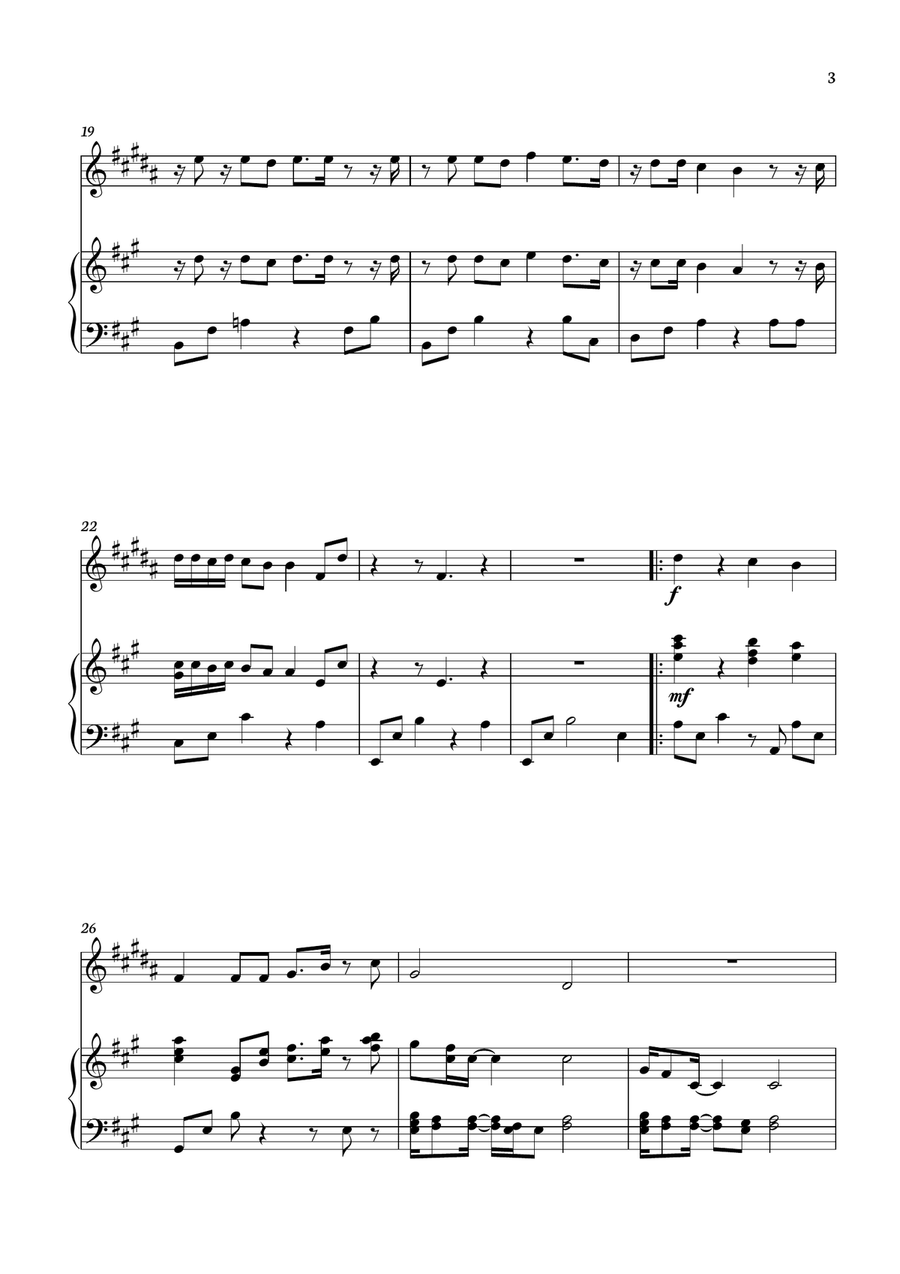 Please Please Please Please Please Please Soprano Saxophone scores gallery preview page 3