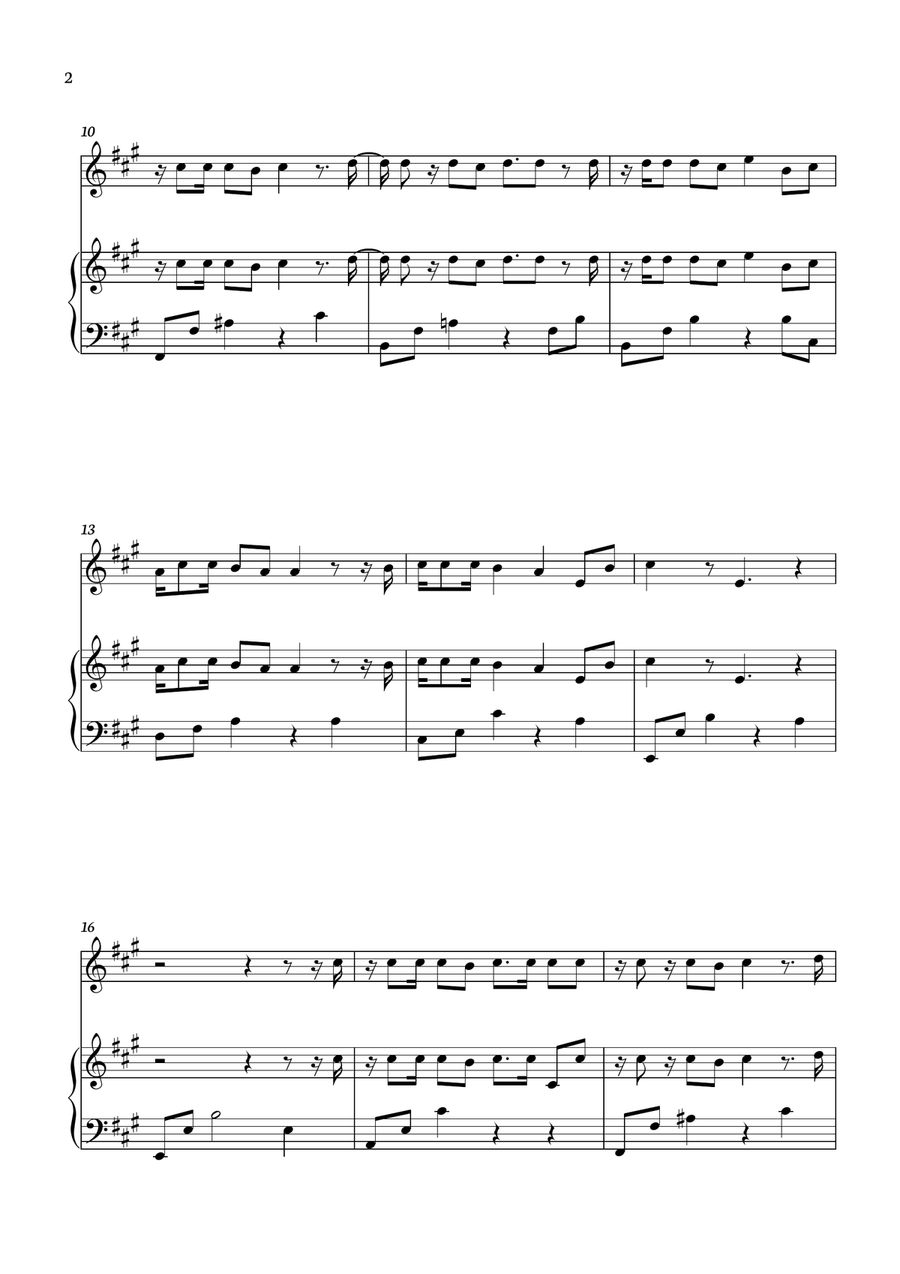 Please Please Please Please Please Please Piano scores gallery preview page 2