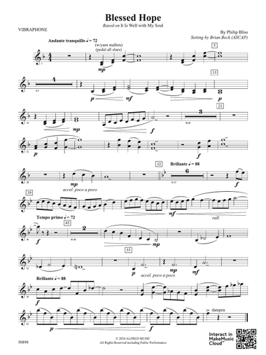 Blessed Hope: 2nd Mallet Percussion