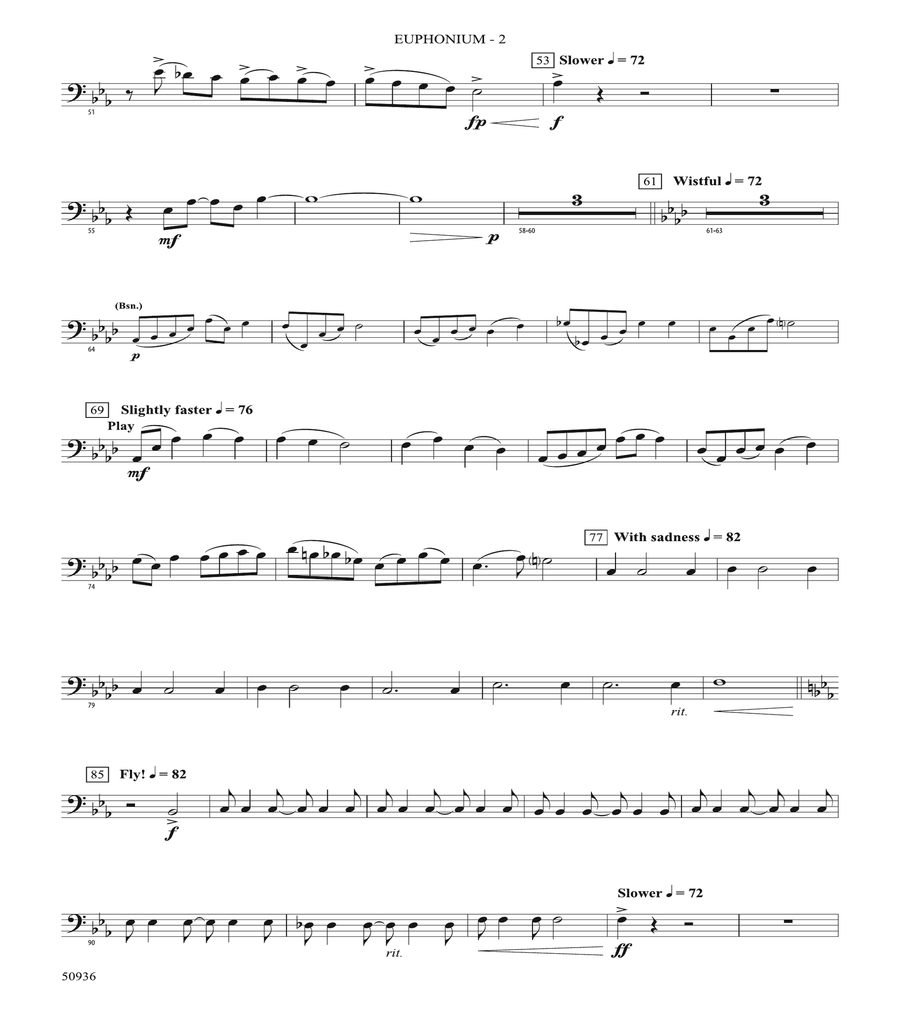 Soundtrack 823: Baritone B.C. Baritone Horn BC scores gallery preview page 2