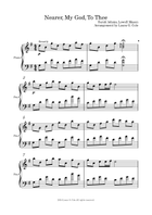Nearer, My God, To Thee Piano Solo scores gallery preview page 3