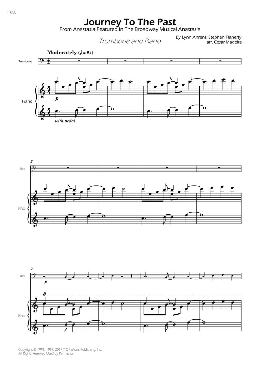 Journey To The Past Journey To The Past Piano scores gallery preview page 2