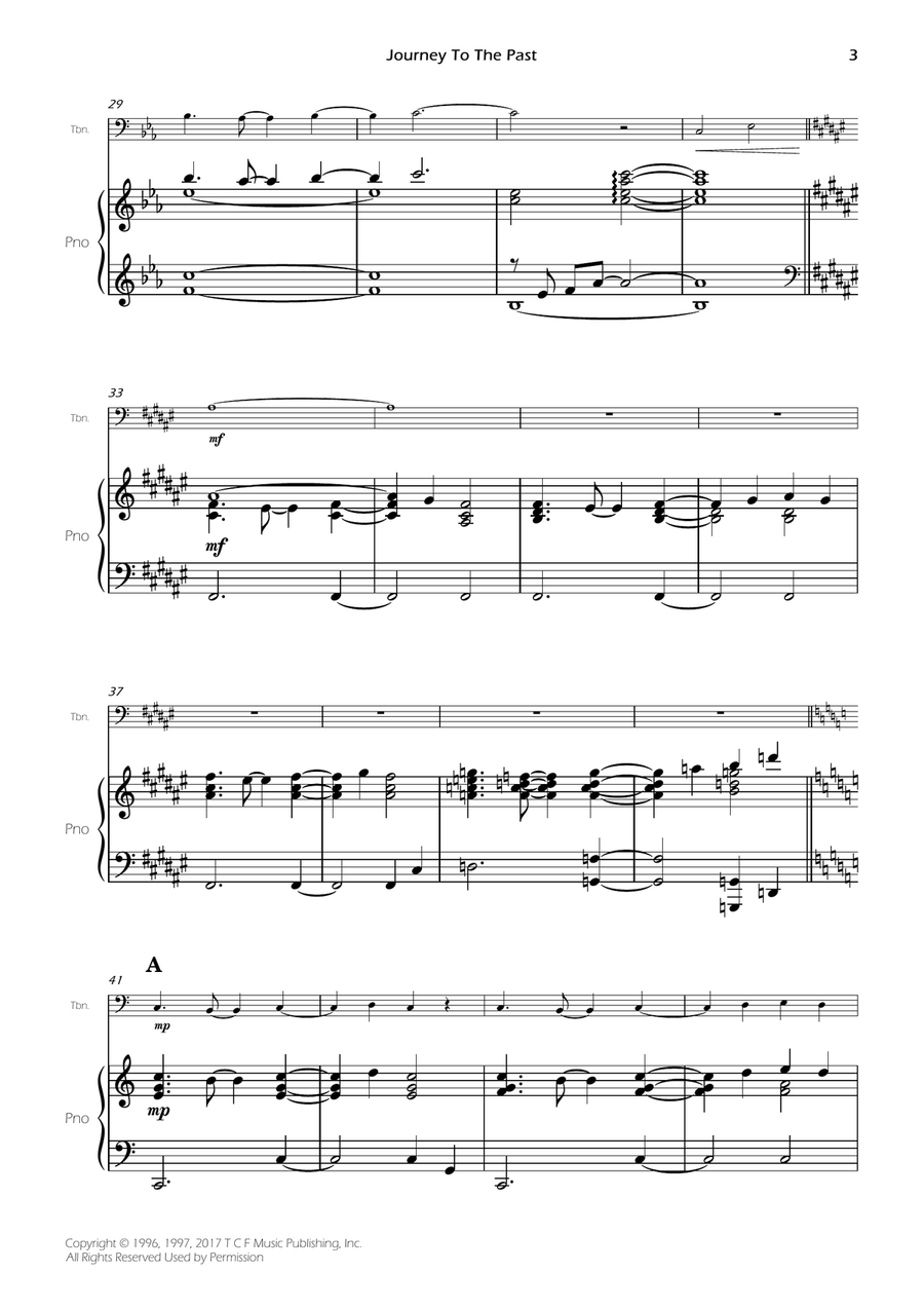 Journey To The Past Journey To The Past Piano scores gallery preview page 4