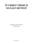 In Christ There Is No East or West