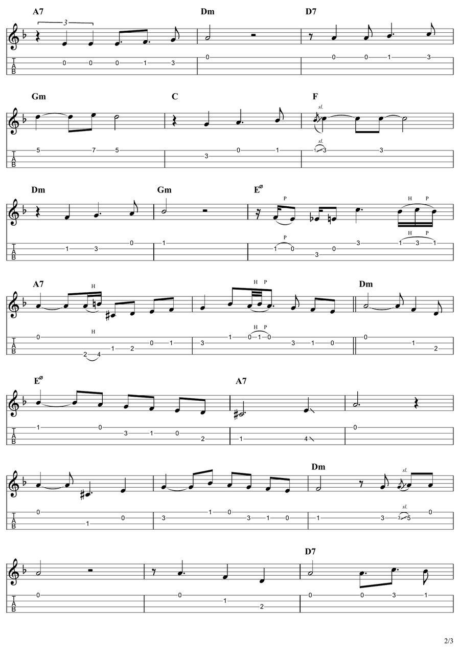 LA PLAYA LA PLAYA Ukulele scores gallery preview page 2