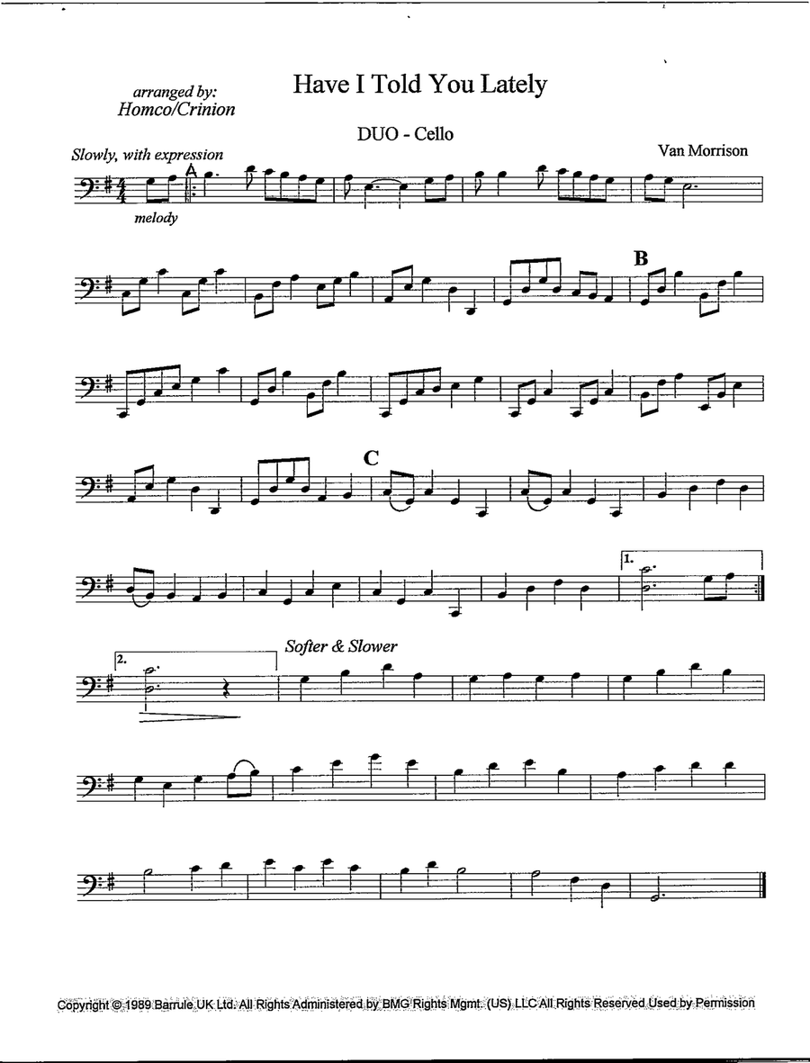 Have I Told You Lately Have I Told You Lately String Duet scores gallery preview page 2
