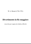 Divertimento in D