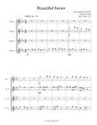 Beautiful Savior (Hymn Tune: CRUSADERS HYMN) for Flute Choir