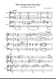 Four Songs from the Isles