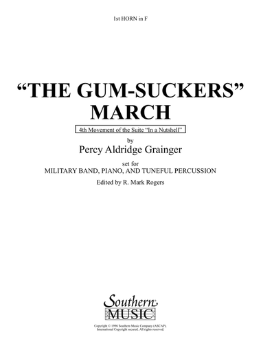 The Gum Suckers March - Horn 1
