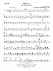 Waltz (from Masquerade Suite) - Cello