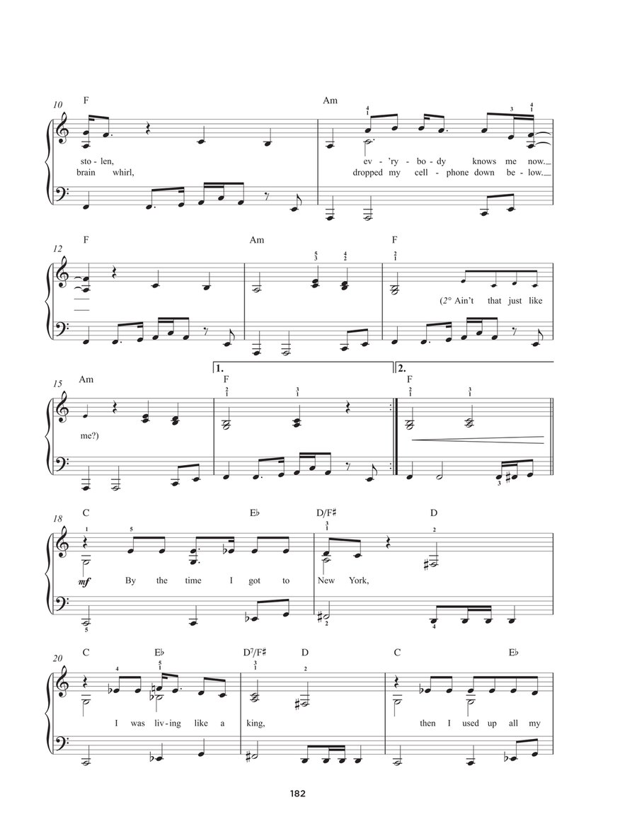 Lazarus Lazarus Easy Piano scores gallery preview page 2