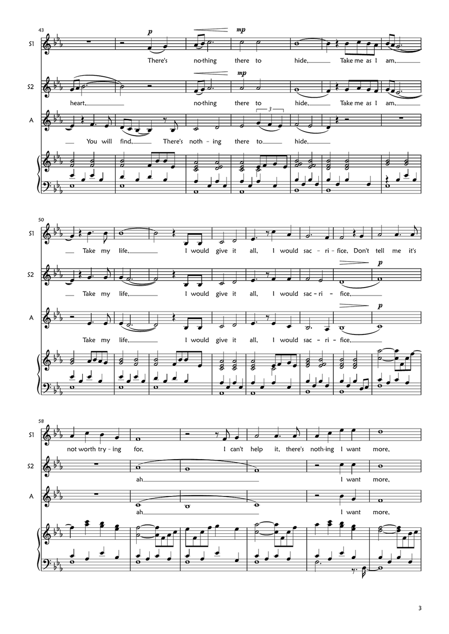 (Everything I Do) I Do It For You SSA scores gallery preview page 3
