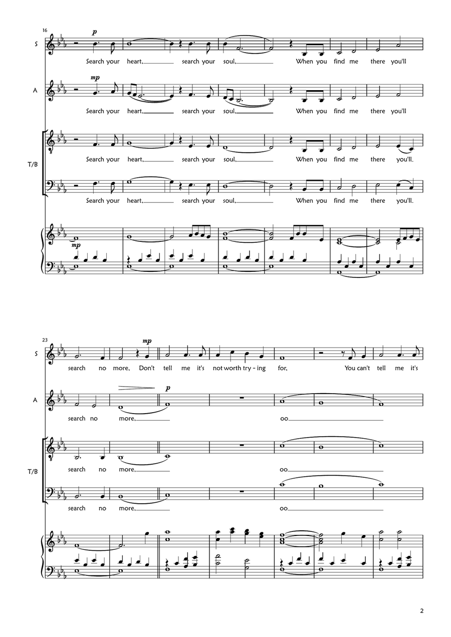(Everything I Do) I Do It For You 3-Part scores gallery preview page 2