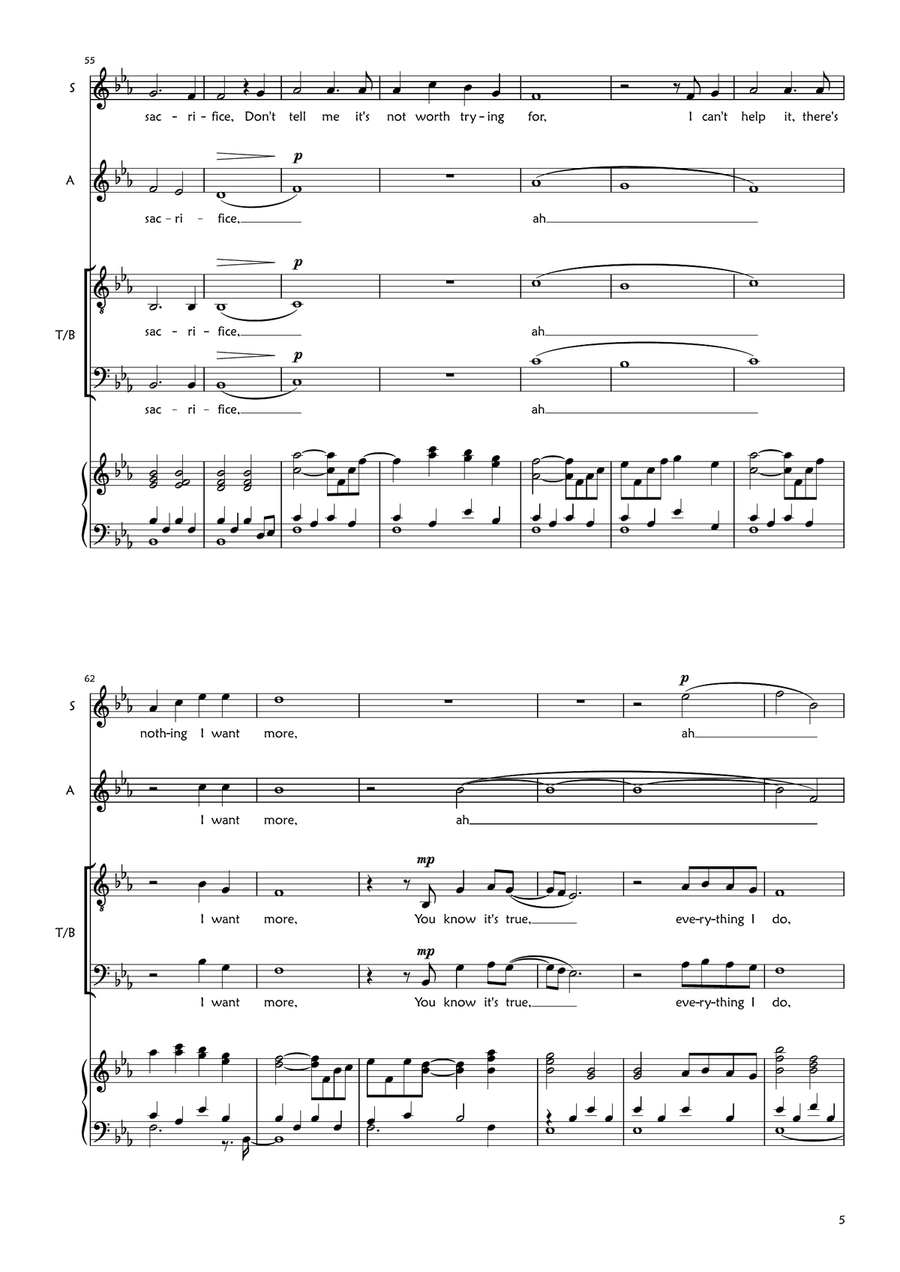 (Everything I Do) I Do It For You 3-Part scores gallery preview page 5