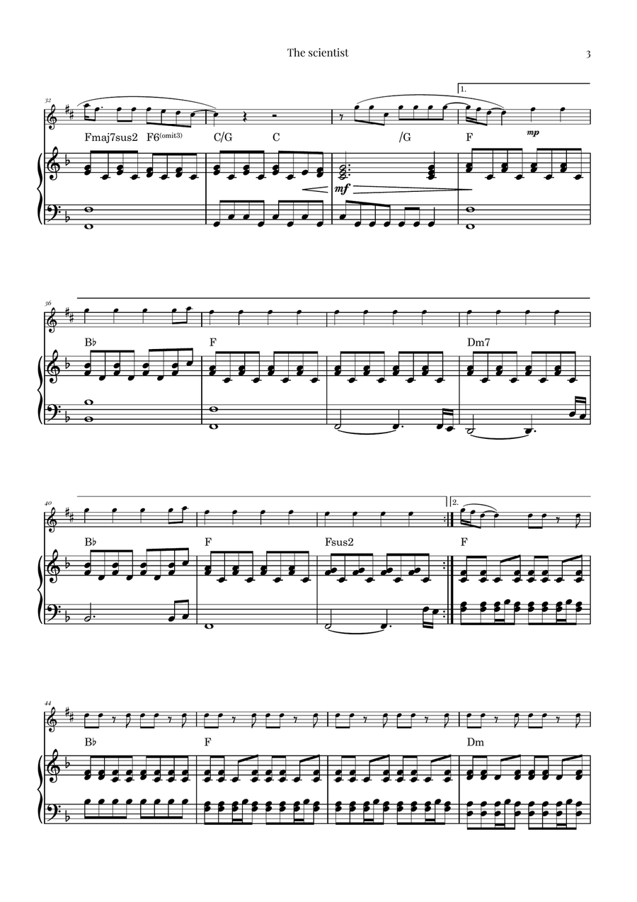 The Scientist Alto Saxophone scores gallery preview page 3