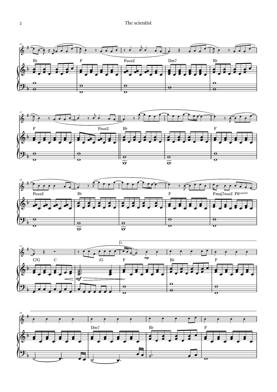 The Scientist B-Flat Trumpet scores gallery preview page 2