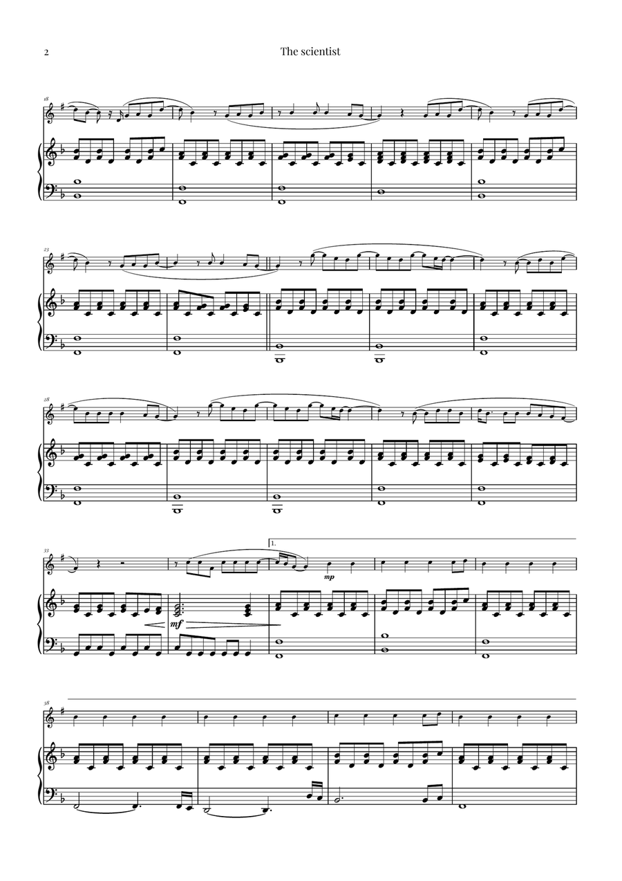 The Scientist B-Flat Trumpet scores gallery preview page 2