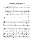 The Hand of the Lord feeds us (Psalm 145)