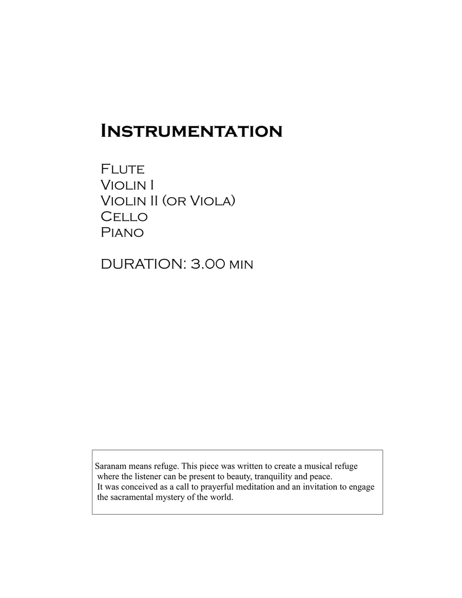 Saranam Chamber Music scores gallery preview page 2
