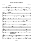 menuet fait par mons bohm Clarinet and Trombone sheet music
