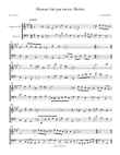 menuet fait par mons bohm Clarinet and Bassoon sheet music