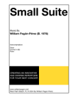 Small Suite For Oboe, Clarinet in Bb, and Piano