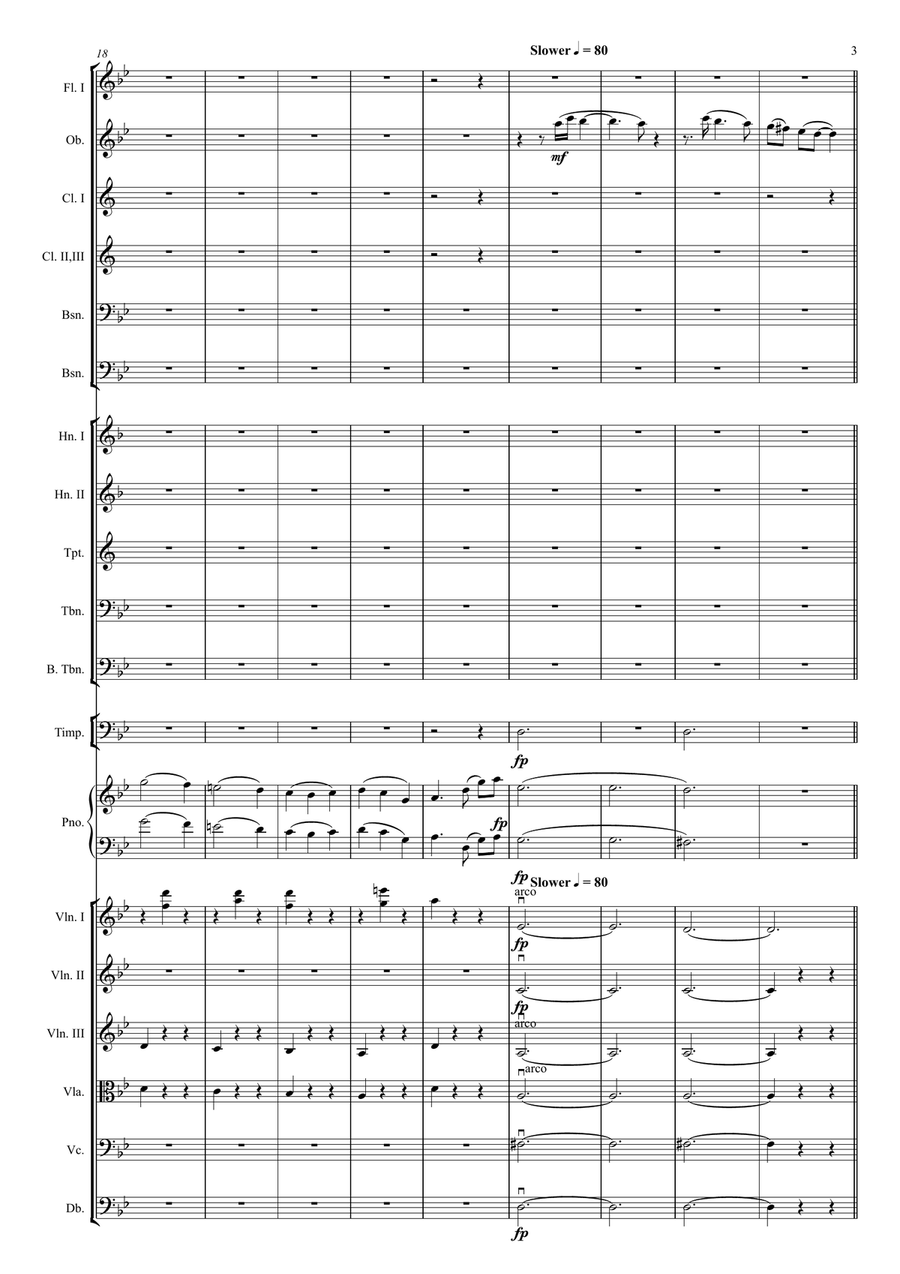 Merry-Go-Round Of Life Merry-Go-Round Of Life Full Orchestra scores gallery preview page 3