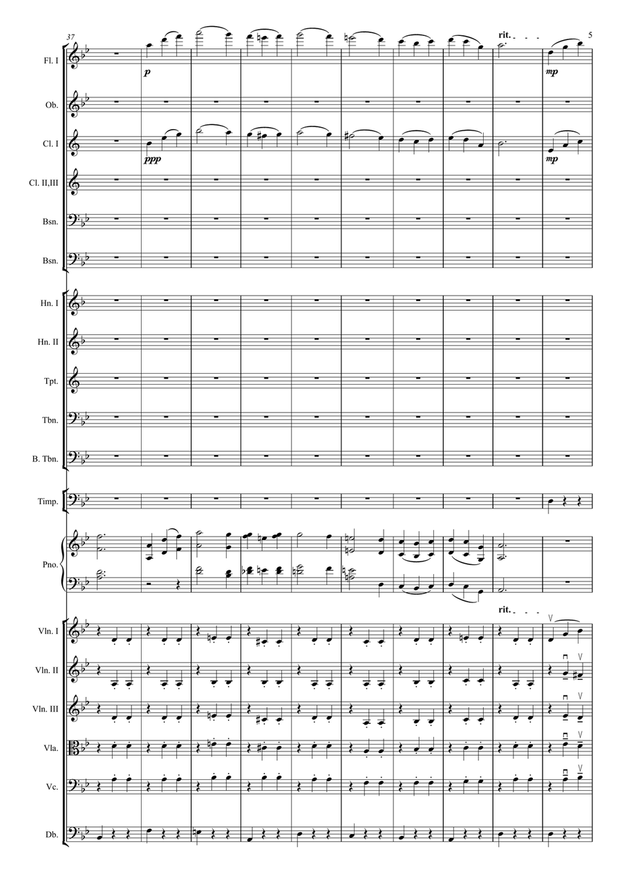 Merry-Go-Round Of Life Merry-Go-Round Of Life Full Orchestra scores gallery preview page 5