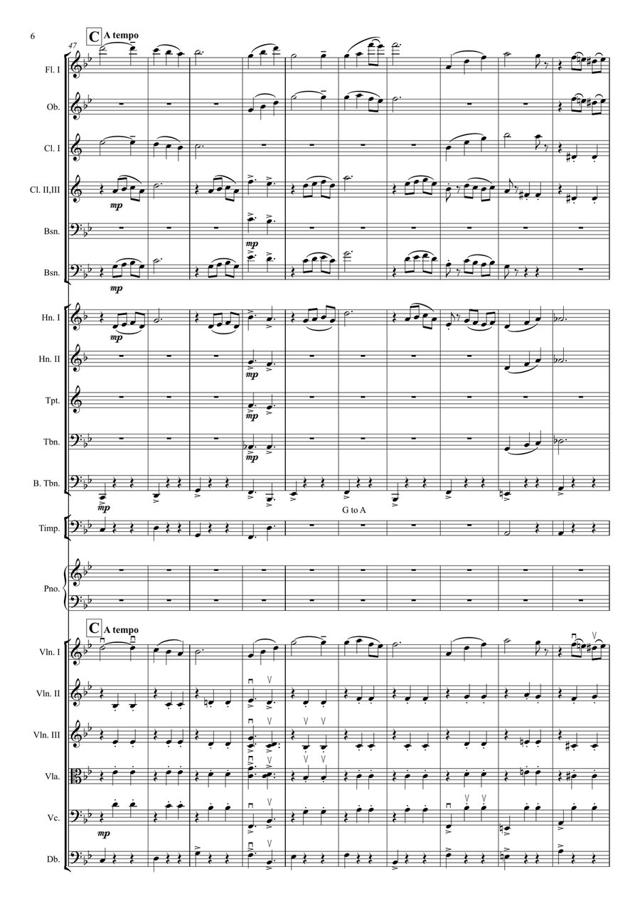 Merry-Go-Round Of Life Merry-Go-Round Of Life Full Orchestra scores gallery preview page 6