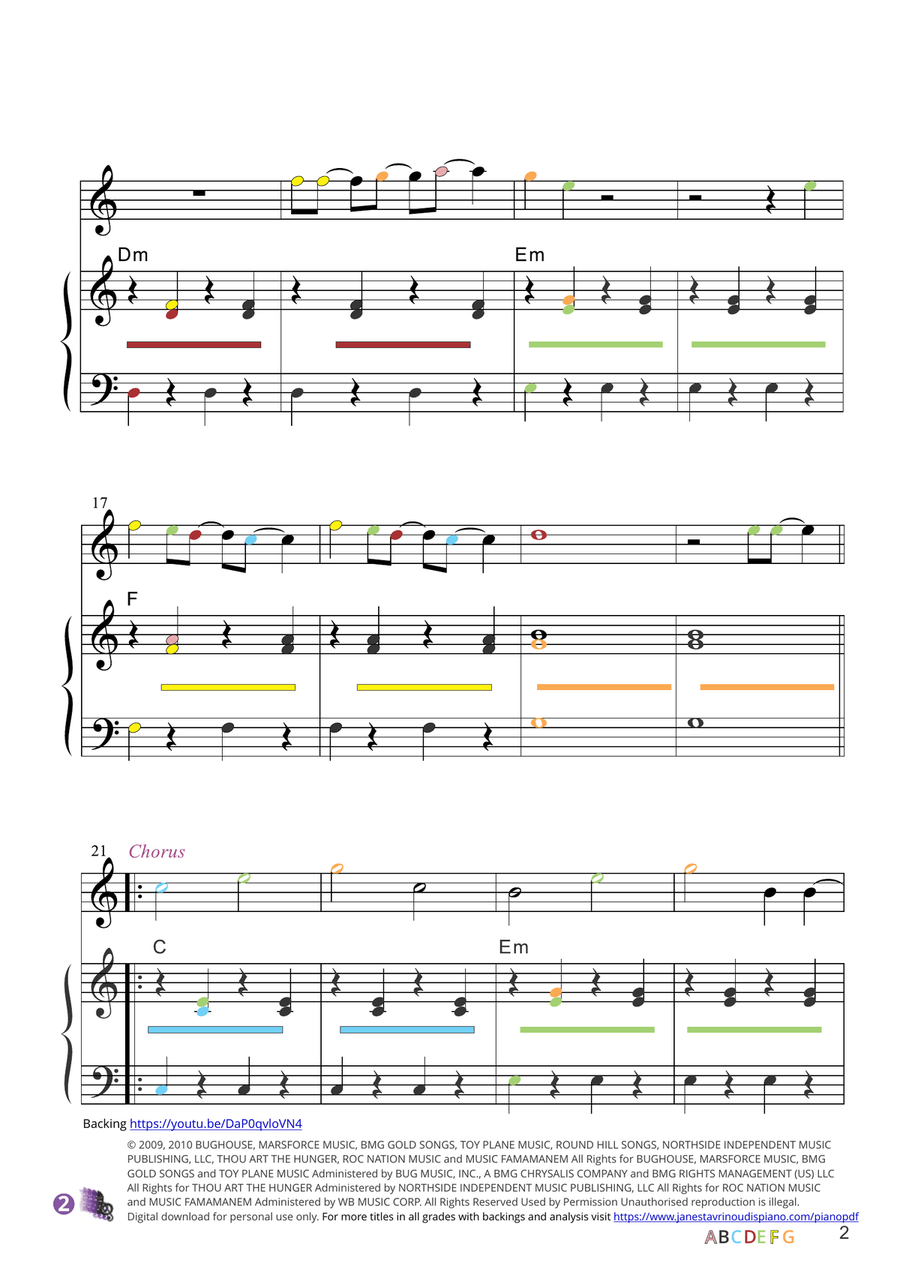 Count On Me Piano scores gallery preview page 6