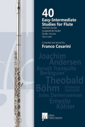 40 Easy-Intermediate Studies for Flute