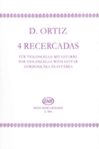 4 Recercadas für Violoncello mit Gitarre