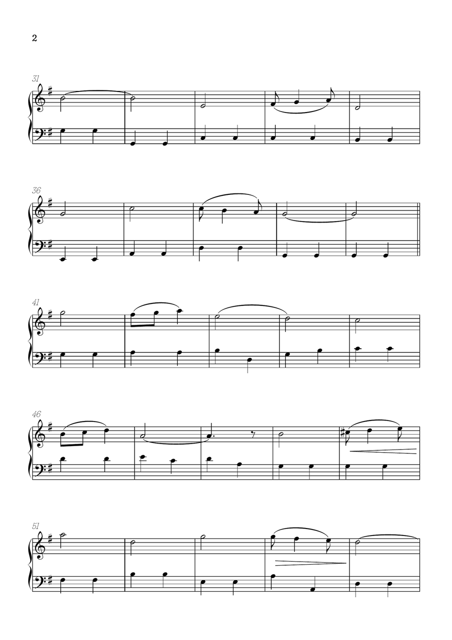 Edward Elgar • Pomp and Circumstance | easy piano sheet music Piano Method scores gallery preview page 2