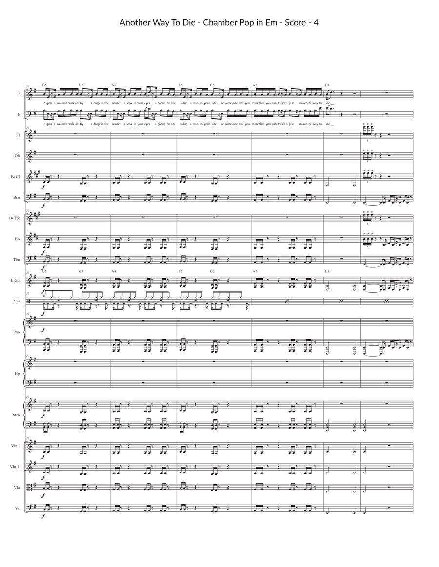 Another Way To Die Large Ensemble scores gallery preview page 4
