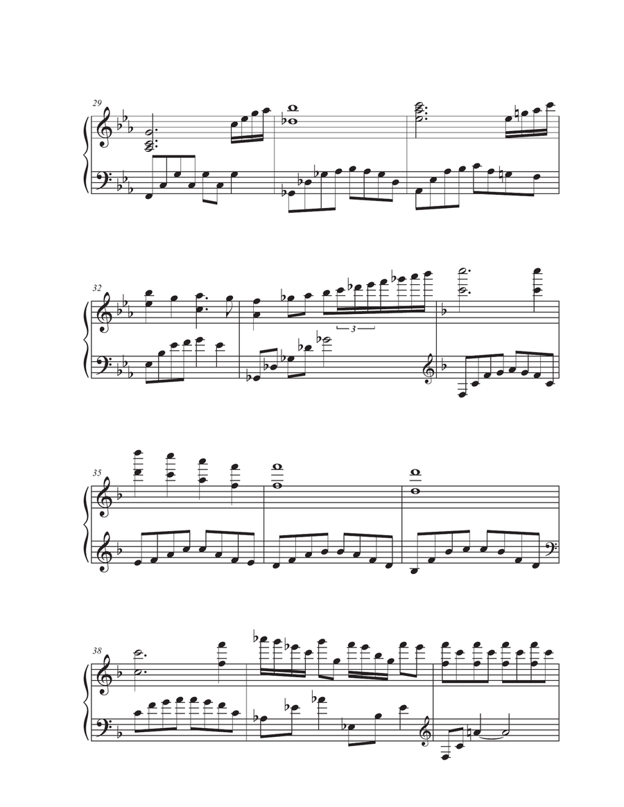 What a Friend We Have in Jesus Piano Solo scores gallery preview page 4