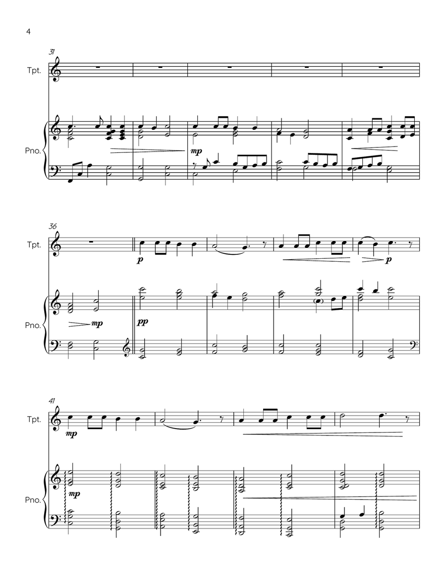 ADORAMUS TE (WE ADORE YOU) Chamber Music scores gallery preview page 4