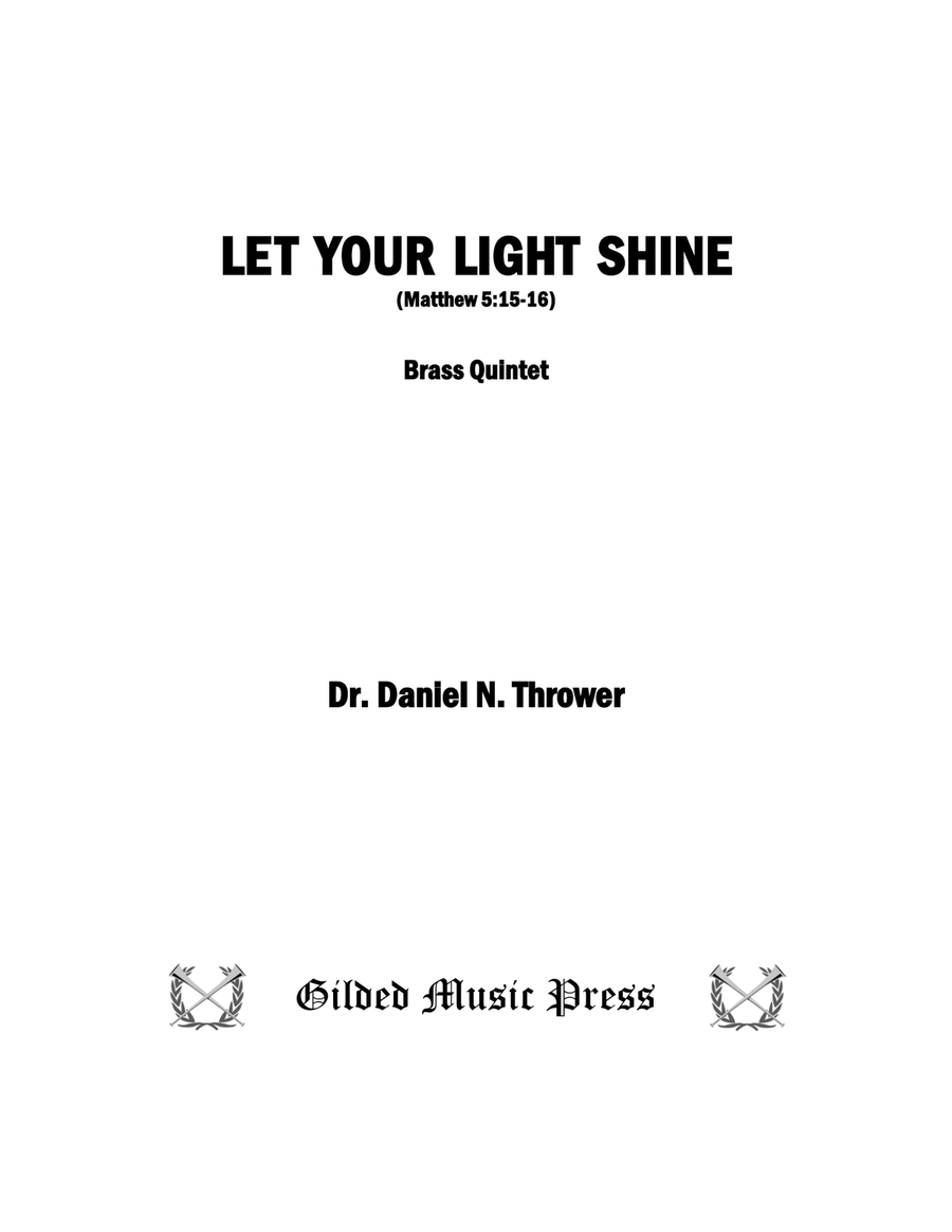 Let Your Light Shine, Op. 128 Brass Quintet scores gallery preview page 3